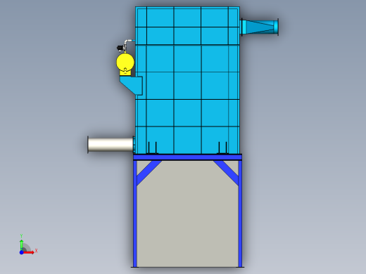 袋式除尘器前视缩略图