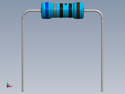 电容器 二极管 电阻器-Resistor 680 Ohm 1 Watt前视缩略图