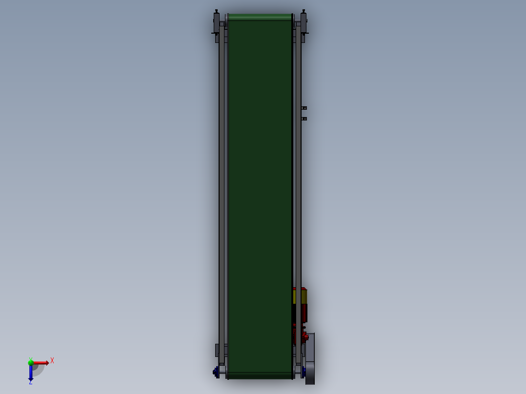 复杂的运输机俯视图