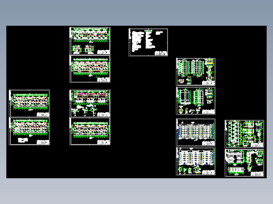【6层】3470平米六层砖混住宅楼（计算书、建筑、结构图）