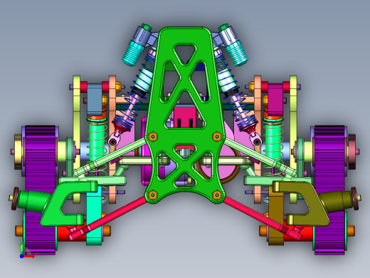 前轮后履带遥控车前视缩略图