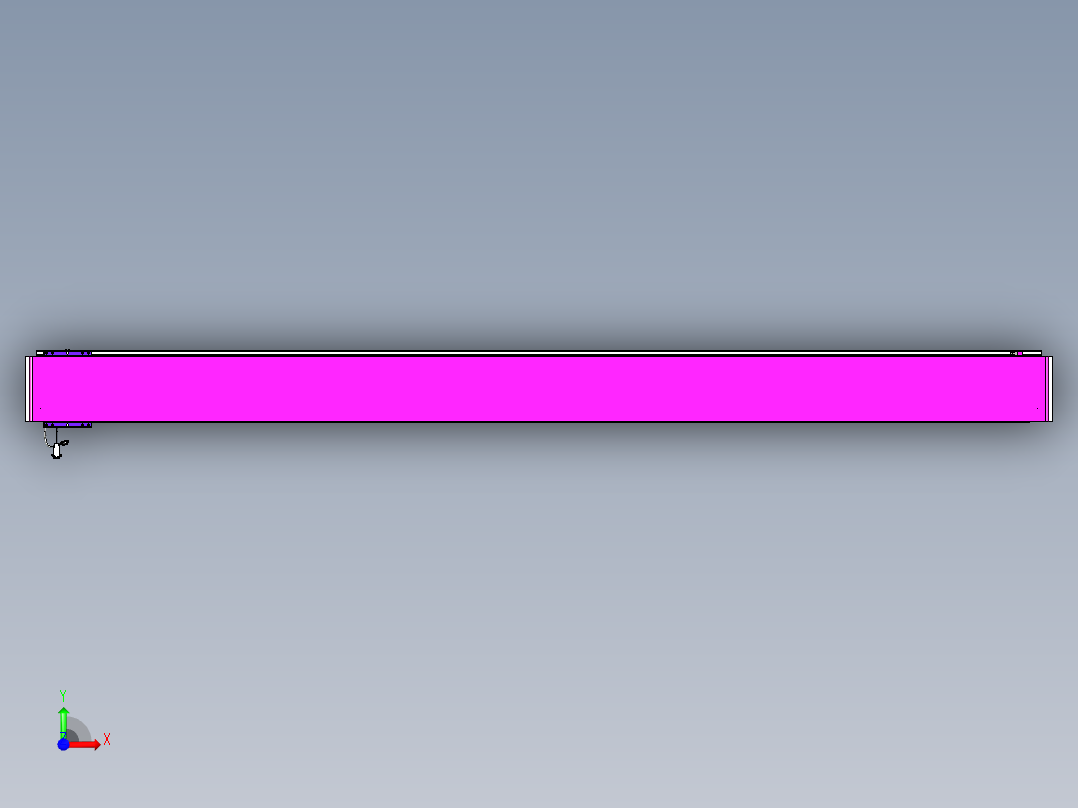 威洛博VL系列直线电机模组-VL22H2-S3150前视图