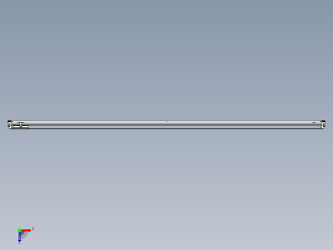 威洛博VL系列直线电机模组-VL22H2-S3150俯视图
