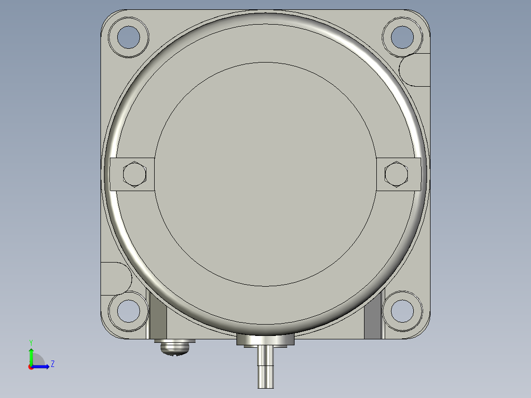 M8MX25GB4Y+MX8G3B微型齿轮调速马达左视图