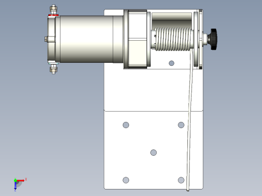 绞盘12V - 625 W -15 m --igs stp俯视缩略图