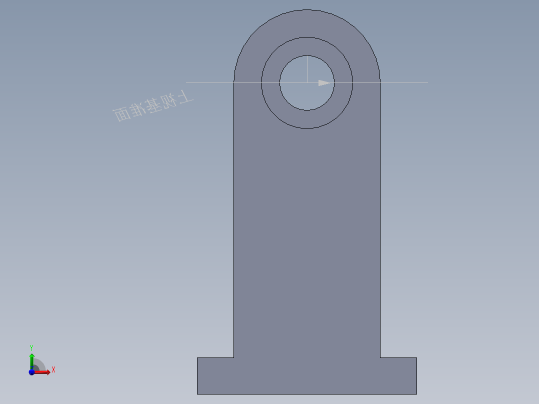 S43 导轮座前视图