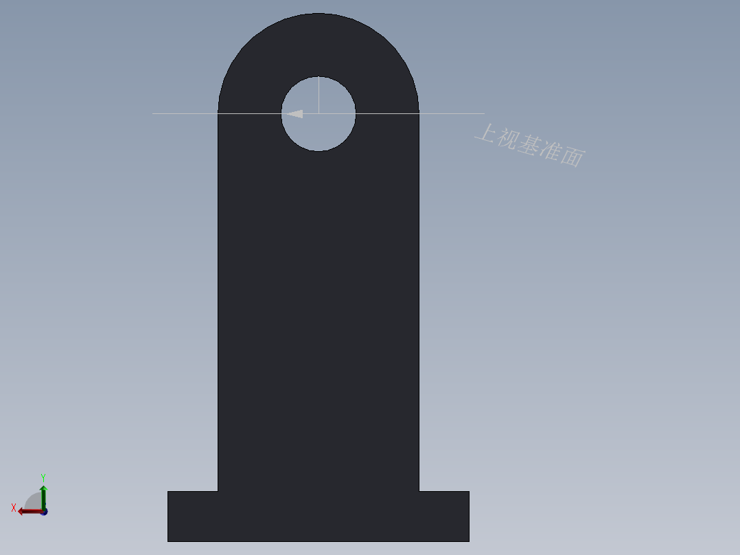 S43 导轮座后视图