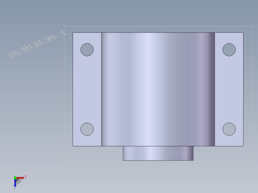 S43 导轮座俯视缩略图