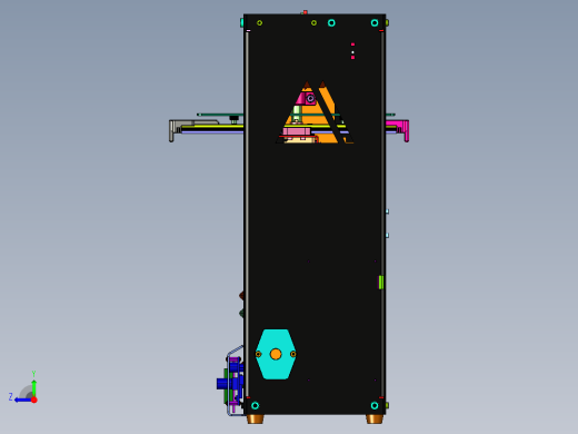 金属框200x200x250的3d打印机右视缩略图