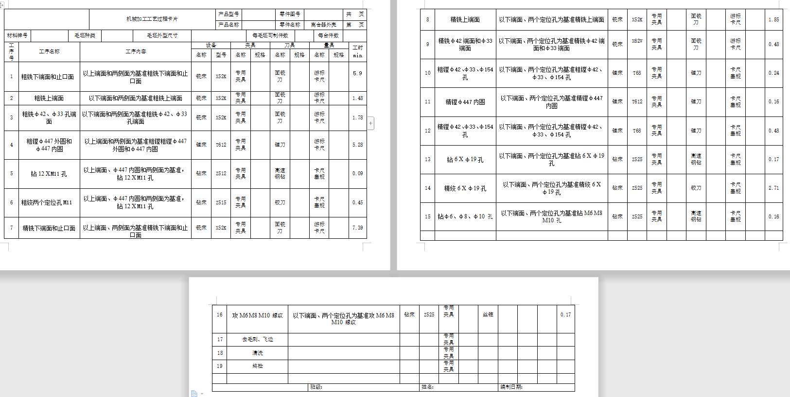 CA141汽车离合器外壳的铣上端面、Φ42端面、Φ33端面夹具设计及加工工艺装备含开题及4张CAD图