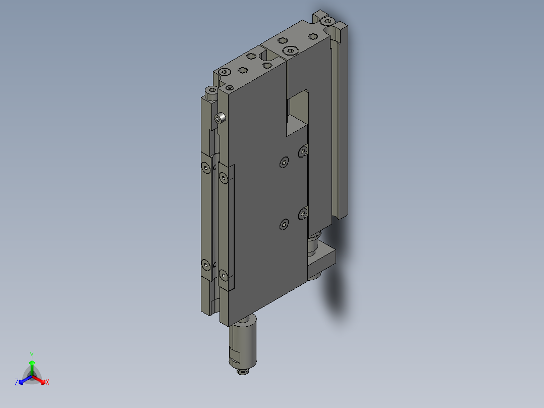 PICK UP 捡取气缸主视图