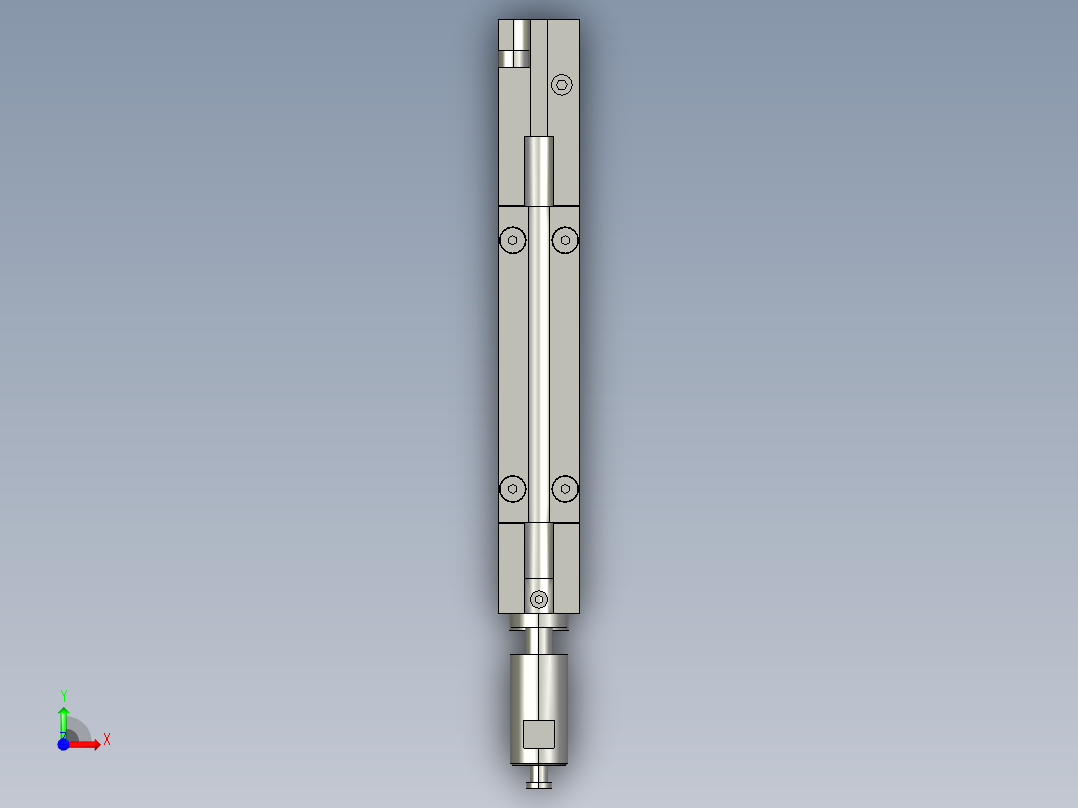 PICK UP 捡取气缸前视图