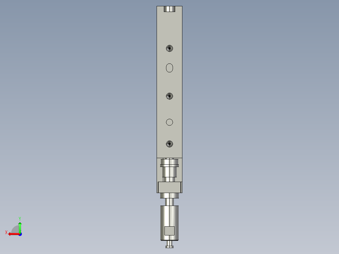 PICK UP 捡取气缸后视图