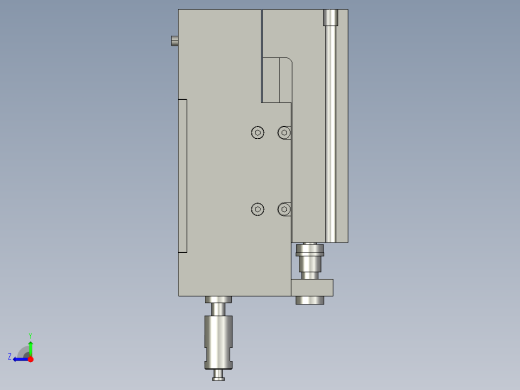 PICK UP 捡取气缸右视缩略图