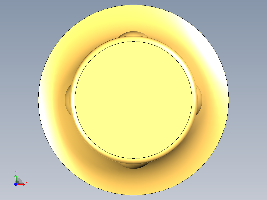 可变轮廓铣UG程序编程刀路前视图