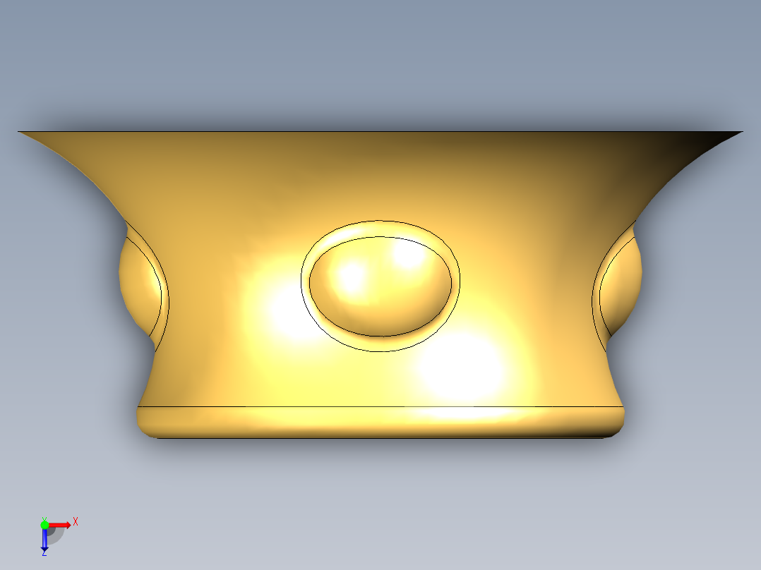 可变轮廓铣UG程序编程刀路俯视图