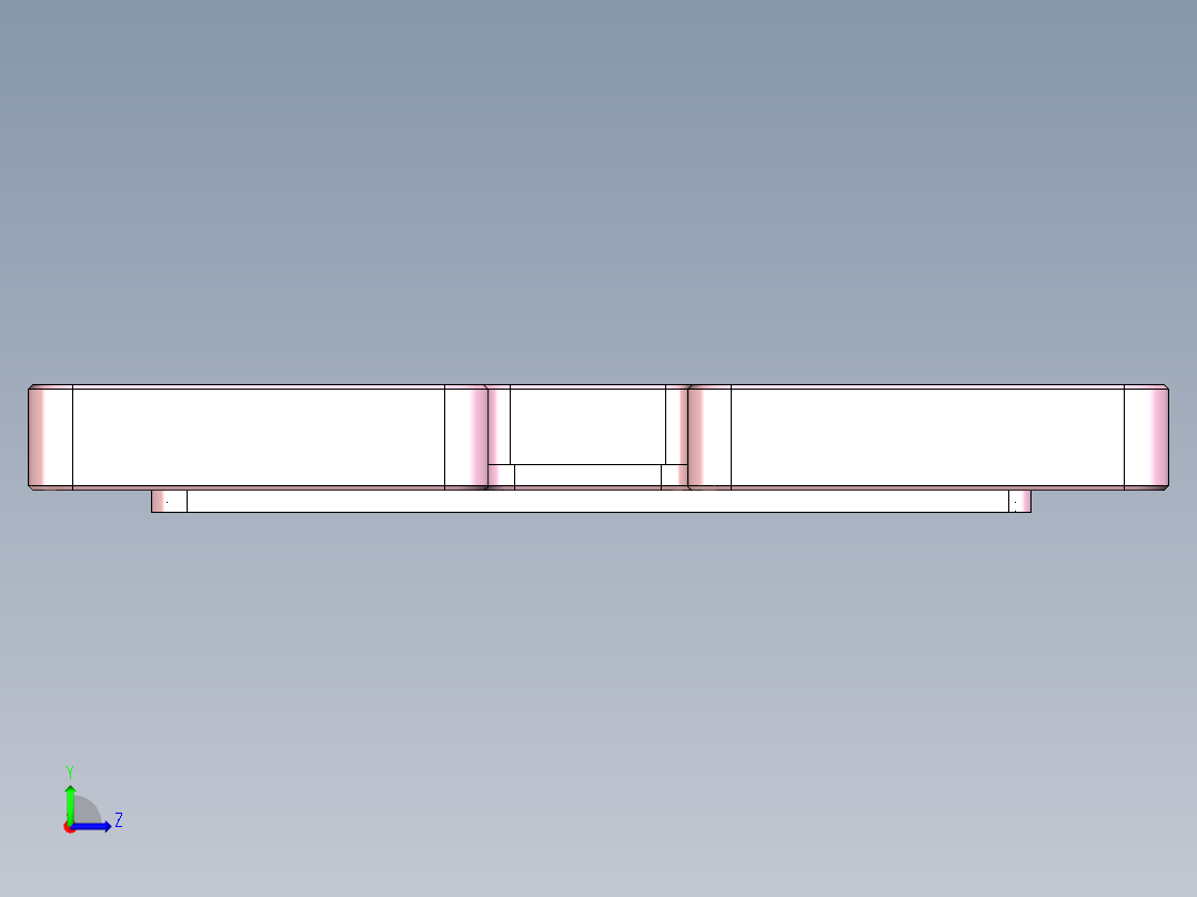 az00-a笔记本CNC工装夹具三维模型-cnc6左视图