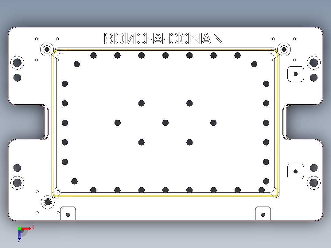 az00-a笔记本CNC工装夹具三维模型-cnc6俯视图