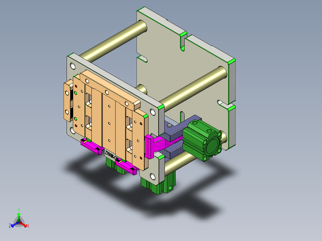 t500k-笔记本CNC工装夹具三维模型cnc1-2016-2-18主视图