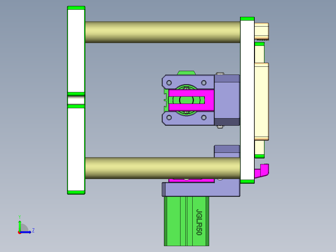 t500k-笔记本CNC工装夹具三维模型cnc1-2016-2-18左视图