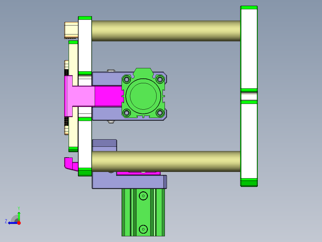 t500k-笔记本CNC工装夹具三维模型cnc1-2016-2-18右视图