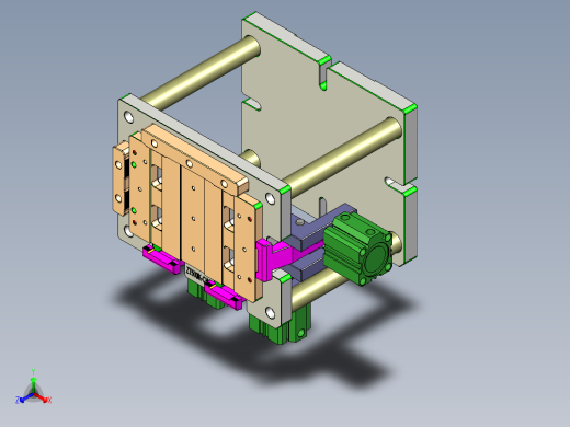 t500k-笔记本CNC工装夹具三维模型cnc1-2016-2-18正等轴测缩略图
