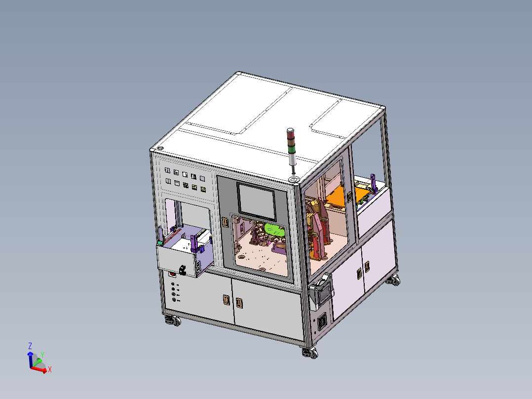 A1 UATI 折弯设备（sw18可编辑+工程图）