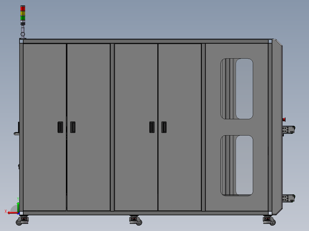 光伏去PSG上料机sw18可编辑后视图