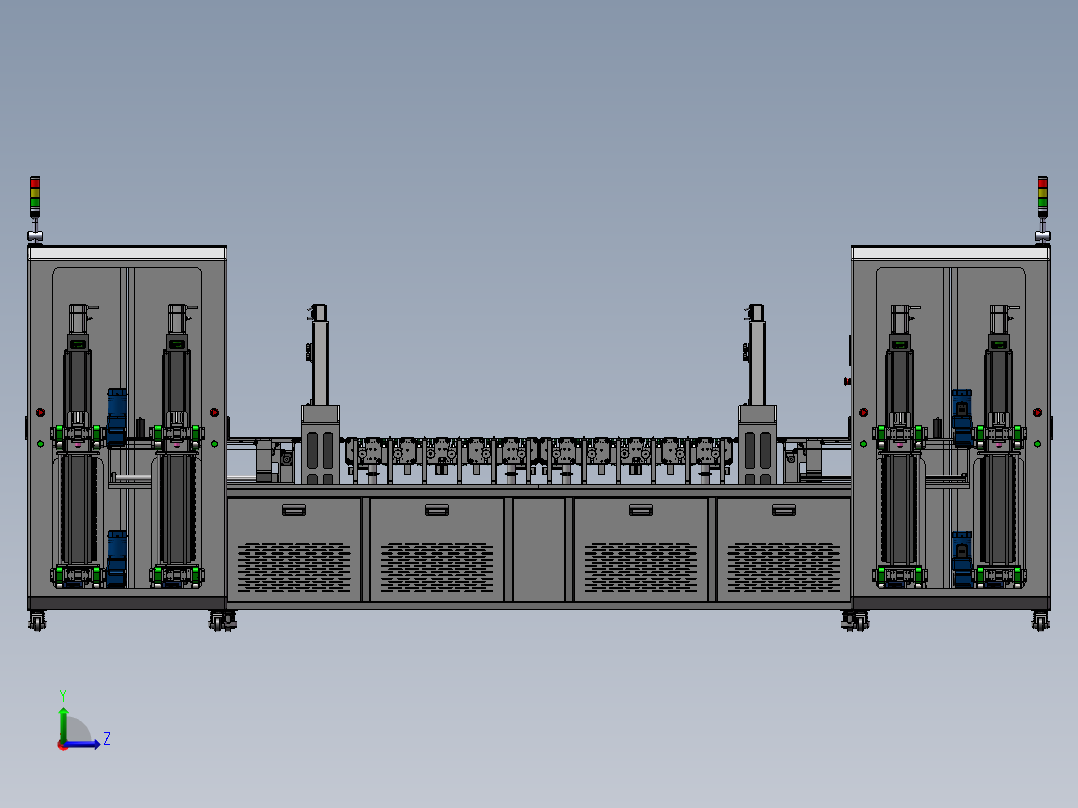 光伏去PSG上料机sw18可编辑左视图