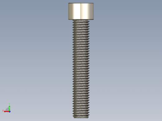 Screw_DIN_912_M12x70F_A2.STEP公制内六角螺钉后视缩略图