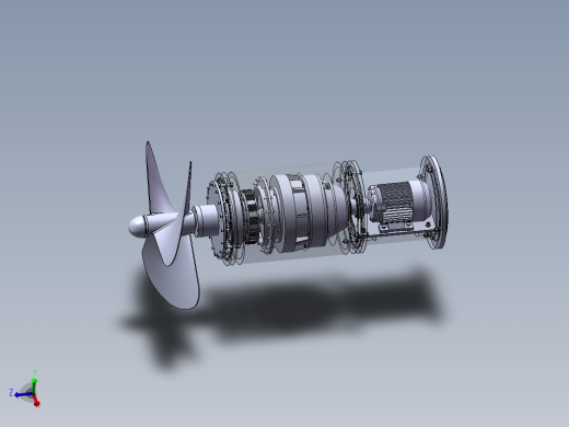 螺旋桨动力传动机构
