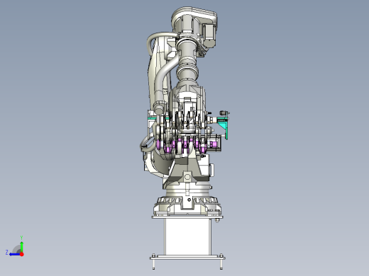 曲轴抓取机器人右视缩略图