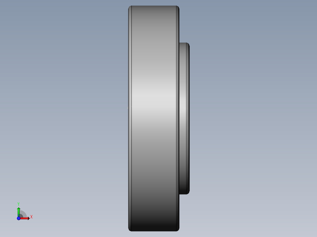 圆柱滚子轴承NH208E(40)前视图