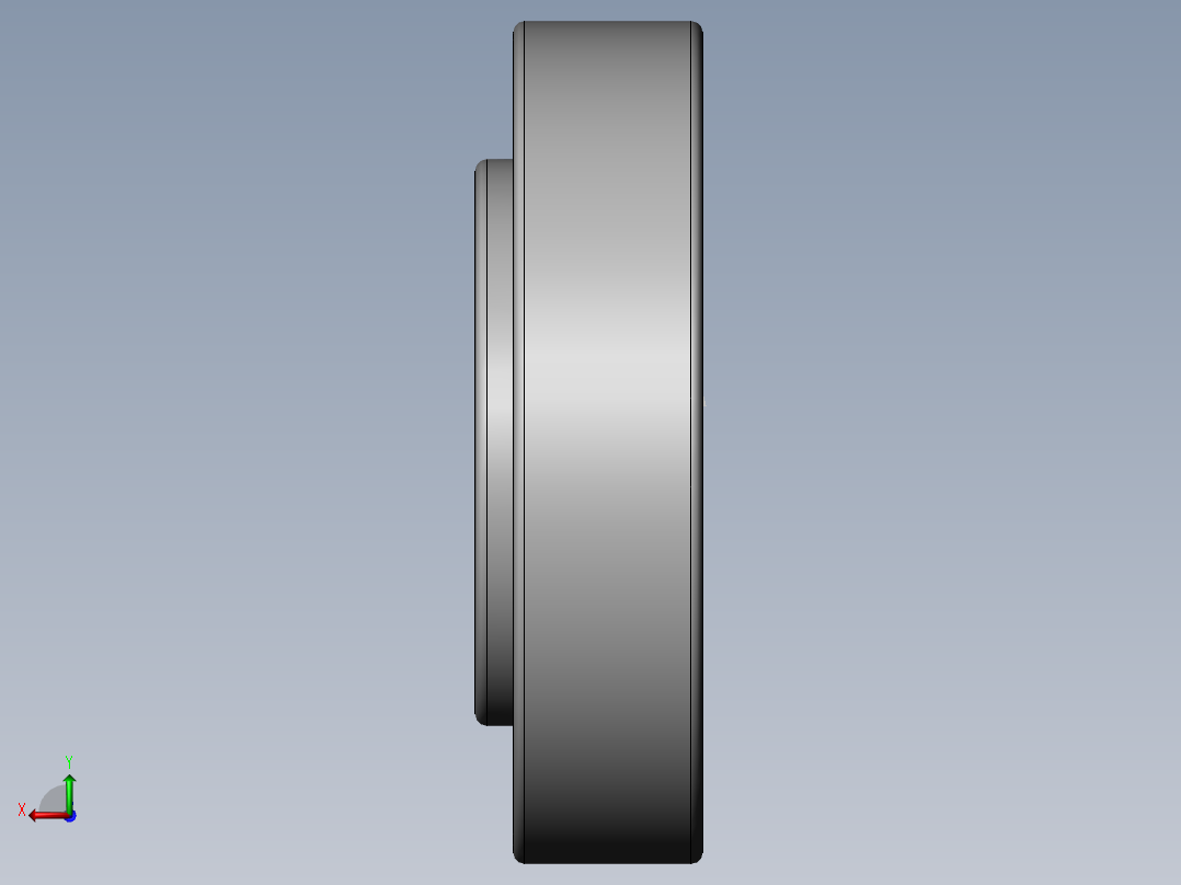 圆柱滚子轴承NH208E(40)后视图