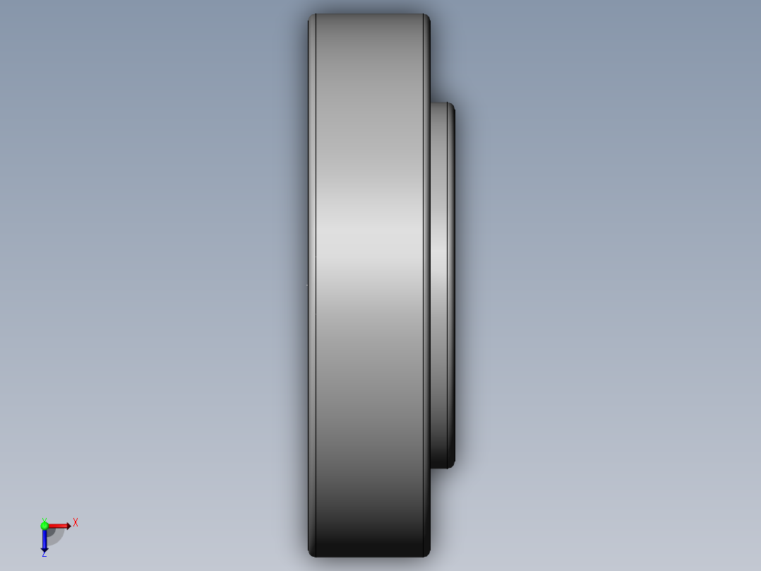 圆柱滚子轴承NH208E(40)俯视图