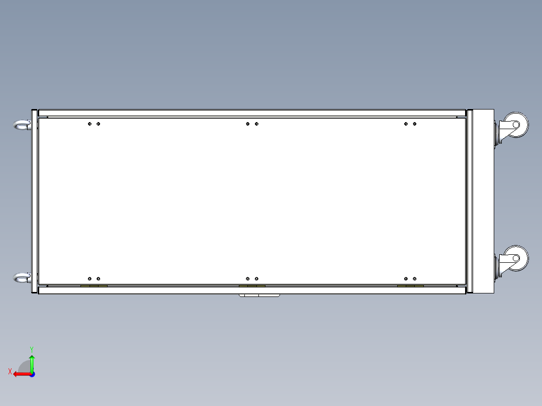 非标控制柜后视图