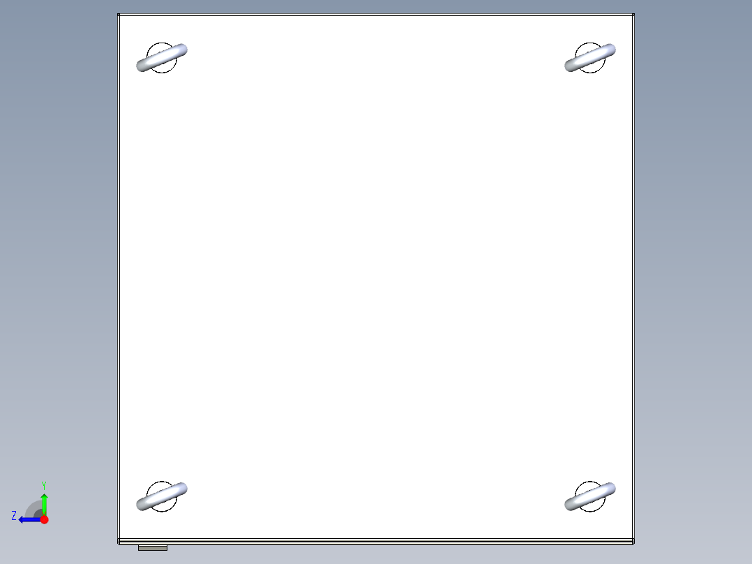 非标控制柜右视图