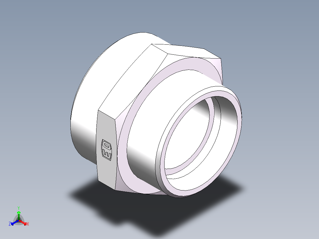 直通变径-GR、1C-45-52主视图
