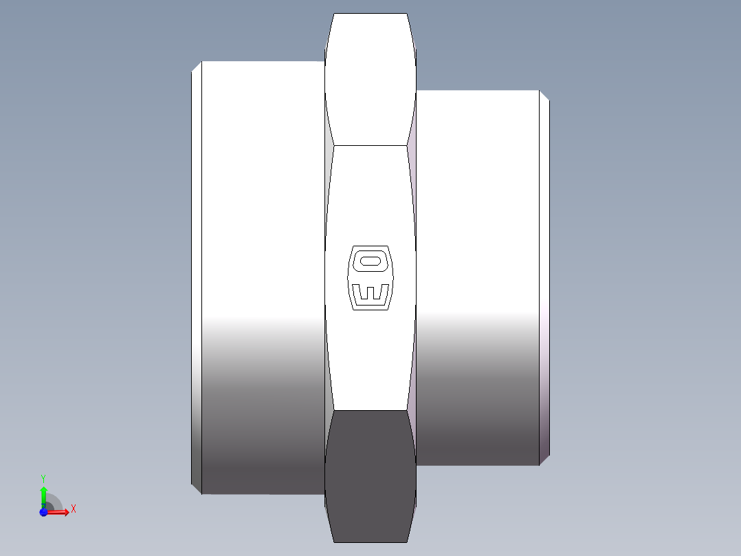 直通变径-GR、1C-45-52前视图