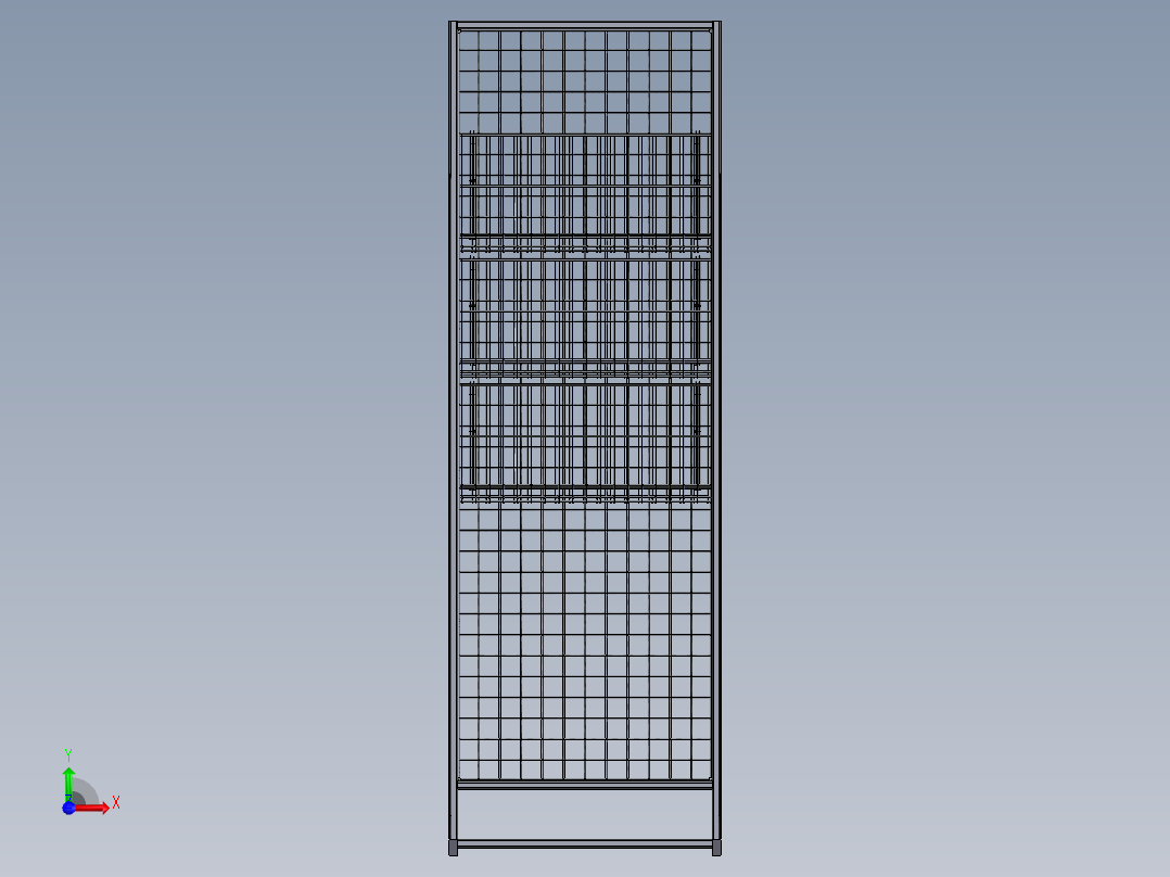 货架、报刊架2前视图