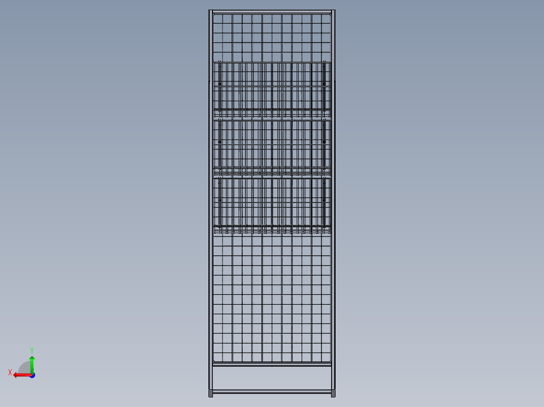 货架、报刊架2后视图