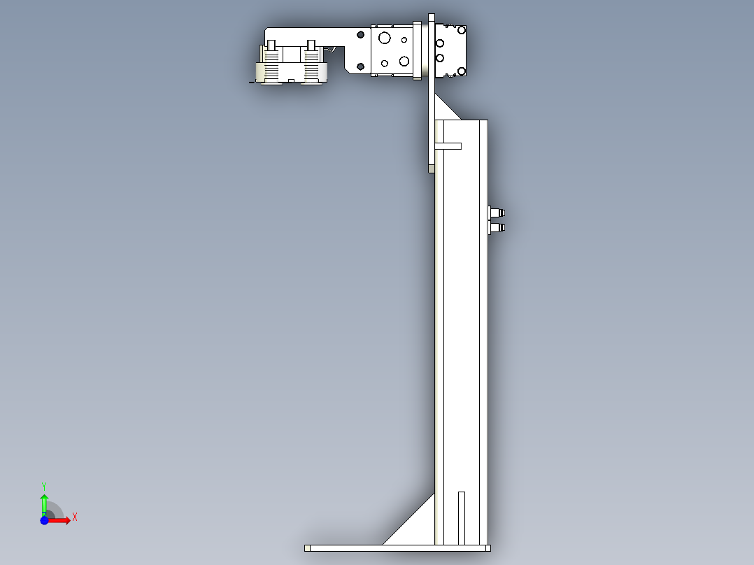 翻面平台前视图