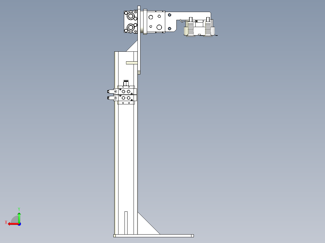 翻面平台后视图
