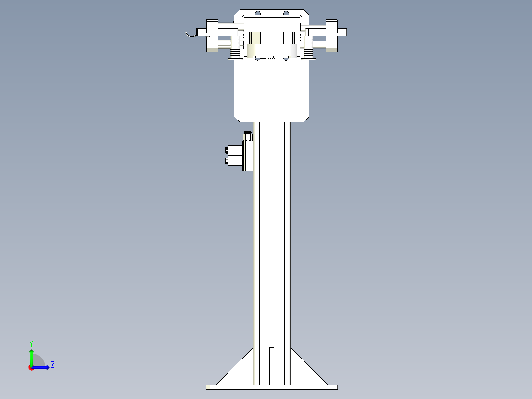翻面平台左视图