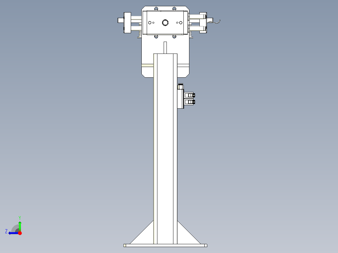 翻面平台右视图