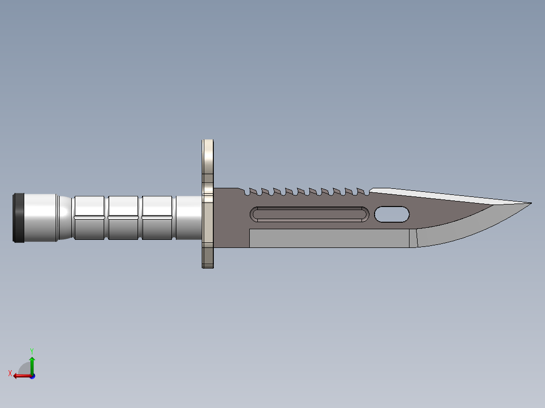 刺刀、刀(22)后视图