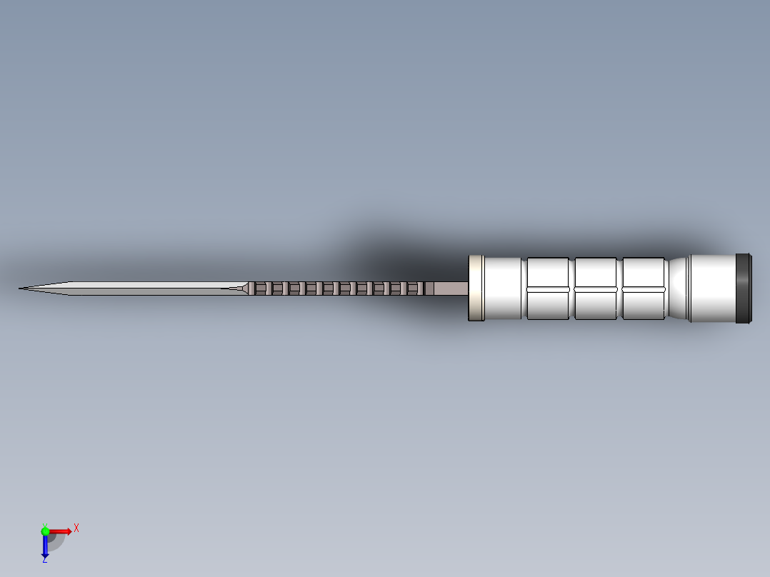 刺刀、刀(22)俯视图