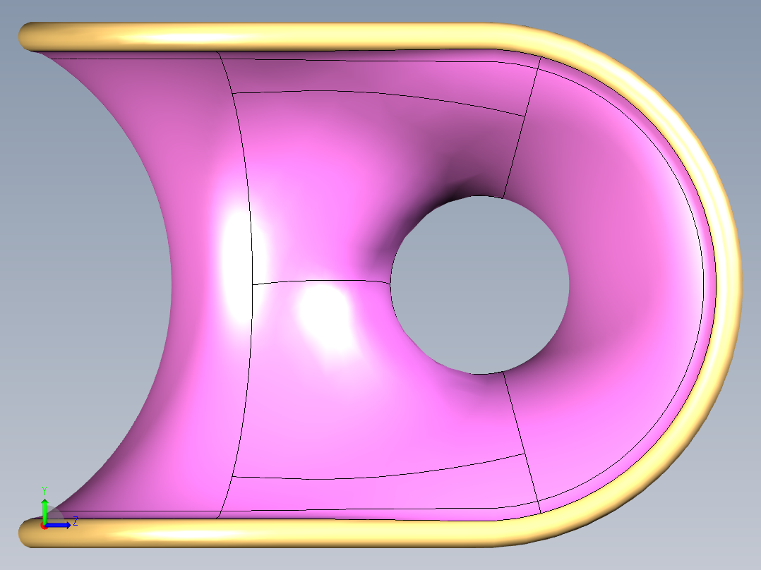 B3004650-虫洞椅左视图