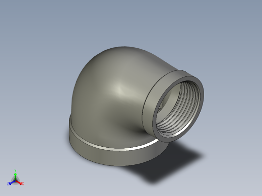 螺纹管弯头-异径内丝 DN40-DN25