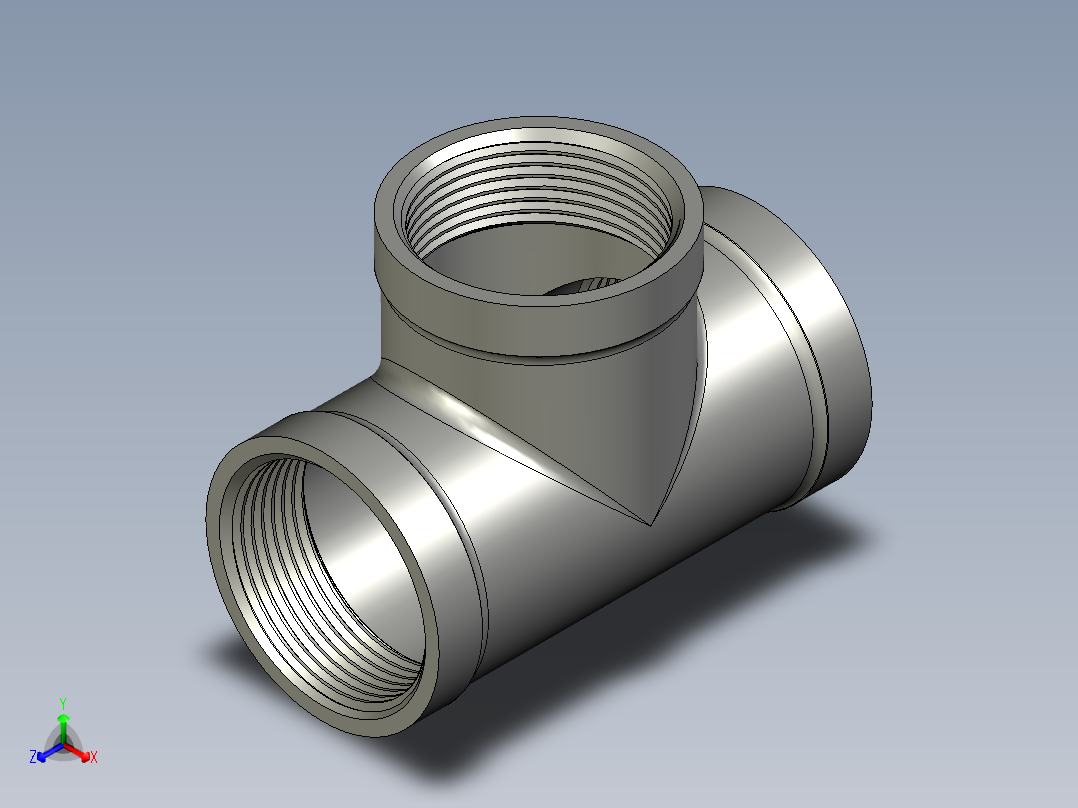 螺纹管三通-等径 DN32